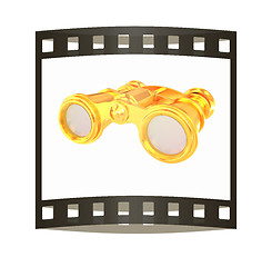 Image showing binoculars. The film strip