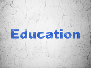 Image showing Studying concept: Education on wall background