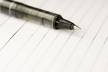 Image showing Pen and paper