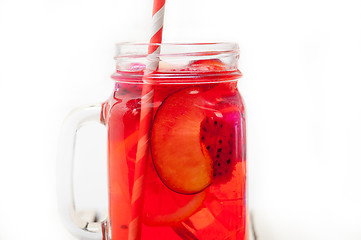 Image showing fresh fruit punch drink