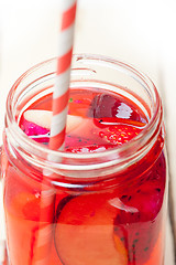 Image showing fresh fruit punch drink