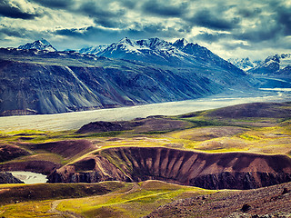 Image showing Himalayan landscape in Himalayas