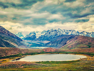 Image showing Small lake in Himalayas