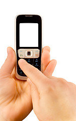 Image showing technology communication phone