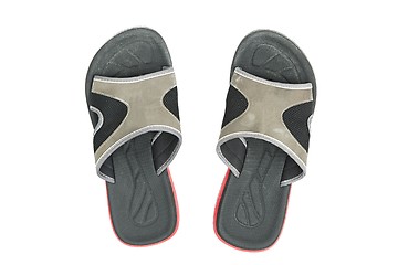 Image showing Pair of slippers