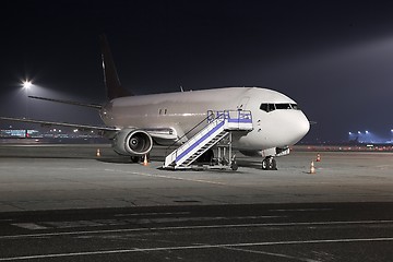 Image showing Plane at night