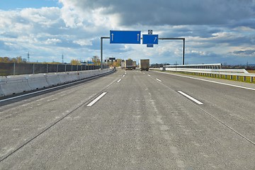 Image showing Highway Driver View