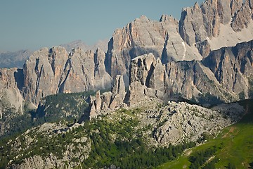 Image showing Dolomites mountain landscape