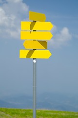 Image showing Blank Direction Signs