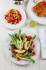 Image showing Pak choi salad