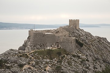 Image showing Fortification on a cliff