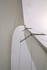 Image showing Sailing boat mast