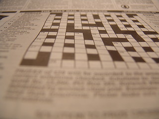 Image showing Crosswords