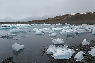 Image showing Glacial lake in Iceland