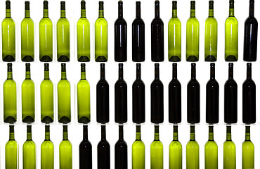 Image showing Some bottles of wine