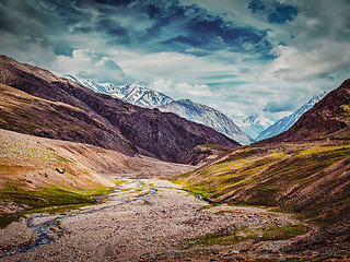 Image showing Himalayan landscape in Himalayas