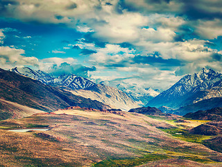 Image showing Small lake in Himalayas