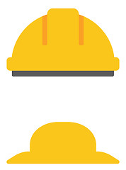 Image showing Hard hat and summer hat 