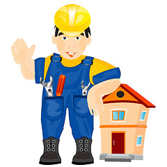 Image showing Man builder