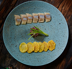 Image showing herring with potatoes