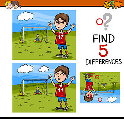 Image showing preschool differences activity task