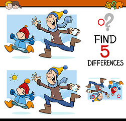 Image showing differences activity task