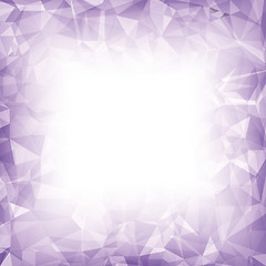 Image showing Purple Polygonal Background.