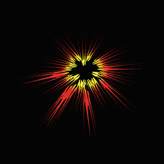 Image showing Explode Flash, Cartoon Explosion