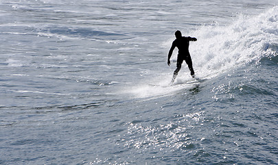 Image showing surfing