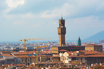 Image showing Palazzo vecchio tower