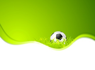 Image showing Abstract sport soccer background