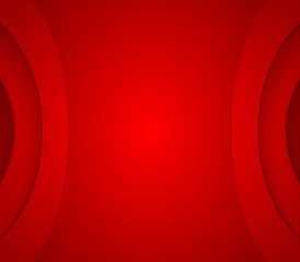 Image showing Abstract red wavy corporate background