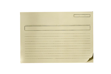 Image showing blank paper