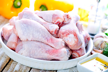 Image showing raw chicken legs