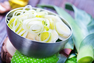 Image showing fresh leek