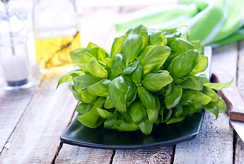 Image showing fresh basil