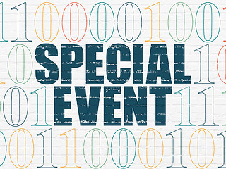 Image showing Business concept: Special Event on wall background