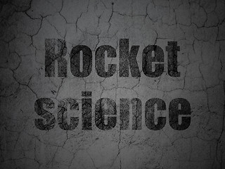 Image showing Science concept: Rocket Science on grunge wall background