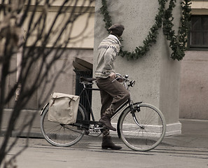 Image showing 1940s bikerider