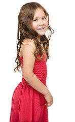 Image showing Fashion portrait of a little girl