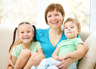 Image showing Family is having fun