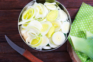 Image showing fresh leek