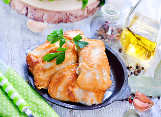 Image showing fried fish