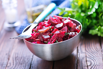 Image showing salad with boiled beet