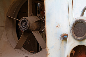 Image showing Rusty propeller