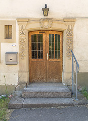 Image showing historic entrance