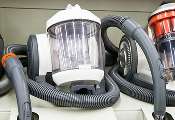 Image showing Appliances: powerful modern vacuum cleaner.