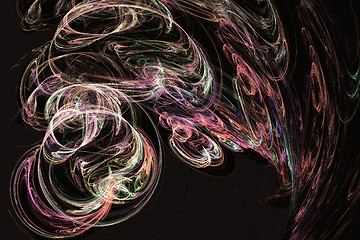 Image showing Abstract image : fractal vortex.