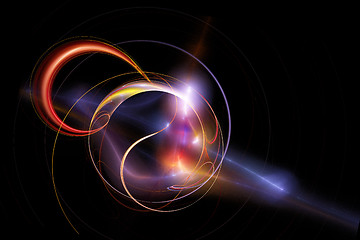 Image showing Abstract image : fractal vortex.