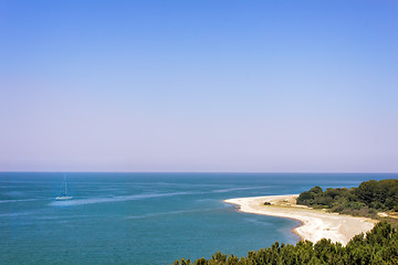 Image showing Landscape with sea views. Pitsunda, Abkhazia.